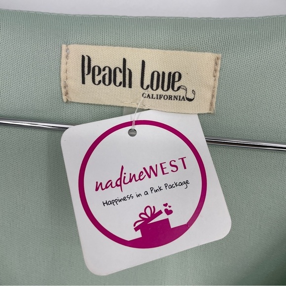 Peach Love Mint green ruffle bottom short dress - Picture 5 of 9